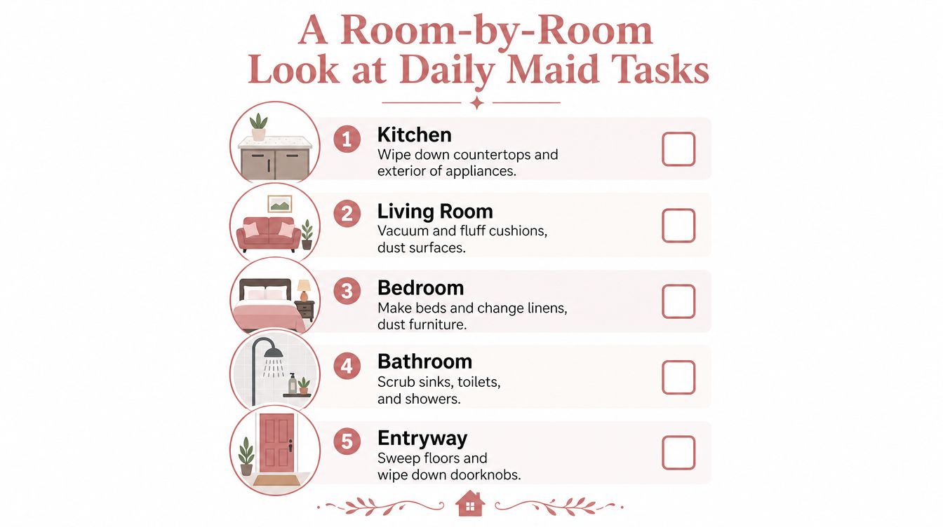 What Do Maids Do at Home? a Room-by-Room Guide